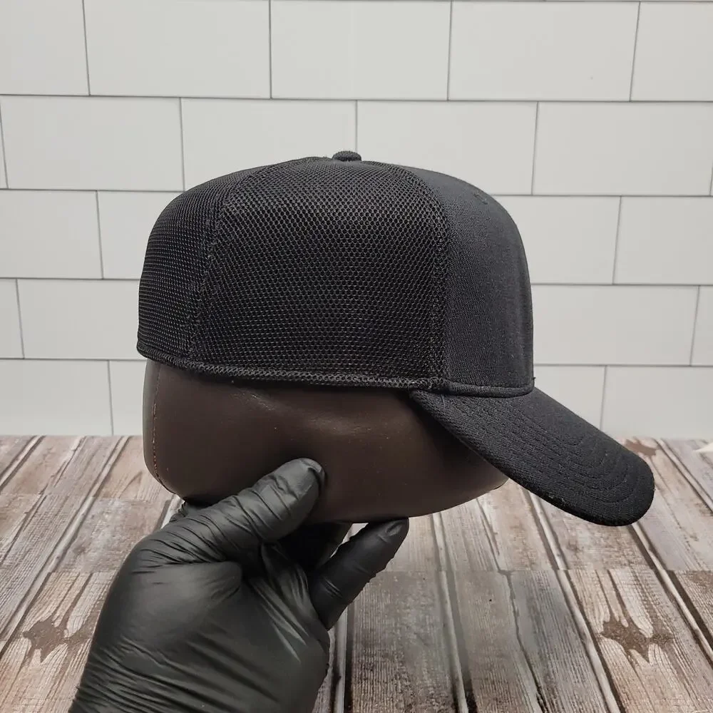 Oakley A-Flex Performance Mesh Stretch Fit Hat Black S/M Adult Cap
